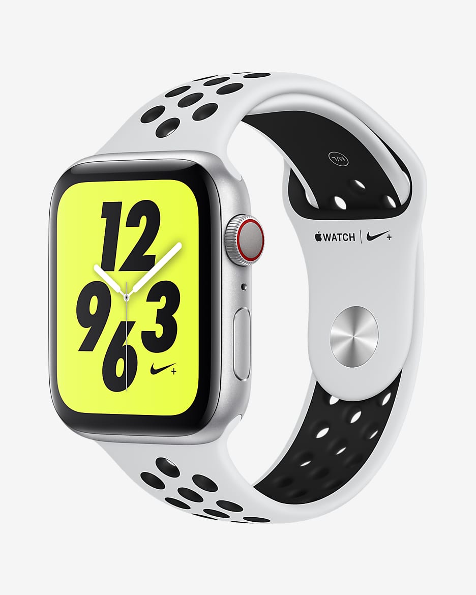 Orologio per lo sport Apple Watch Nike Series 4 GPS Cellular con Nike Sport Band Open Box 44 mm. Nike IT